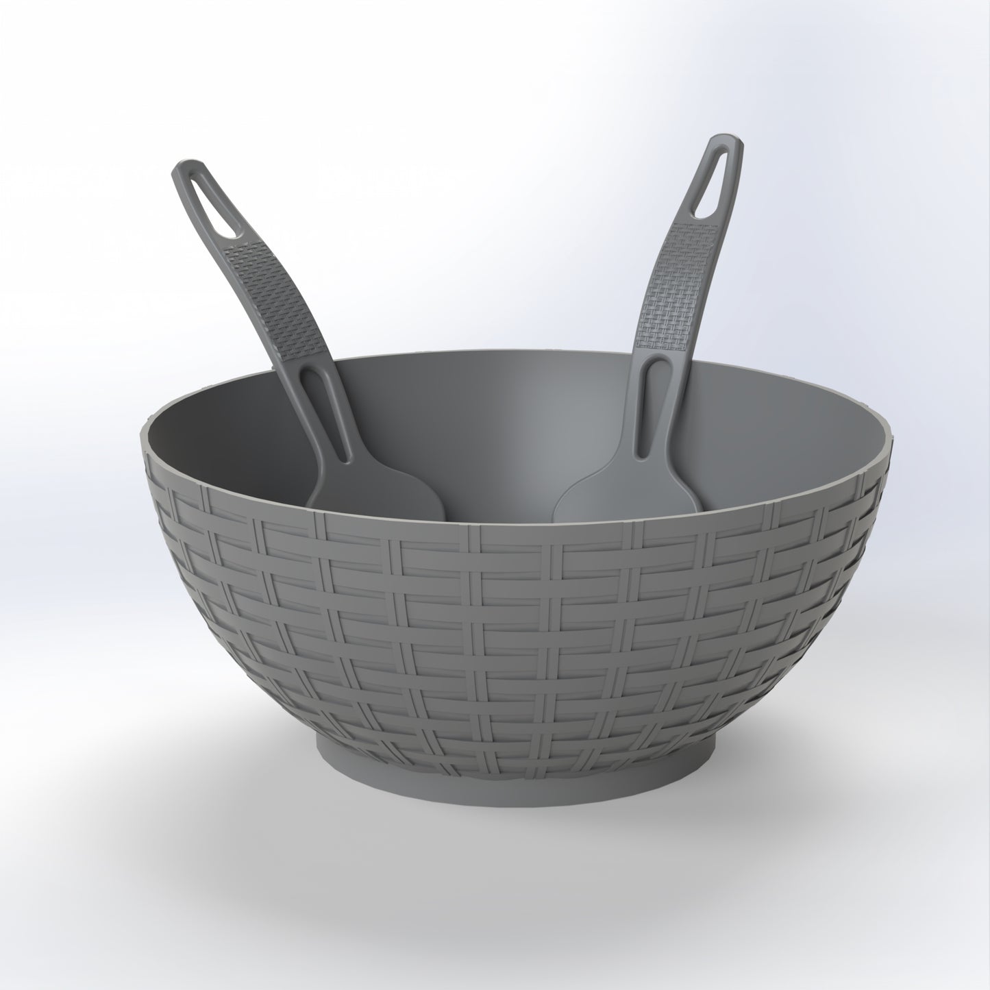 SALAD | BOWL WITH SPOON AND FORK