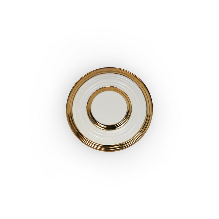 12 Piece Gold Coffee Cup Set