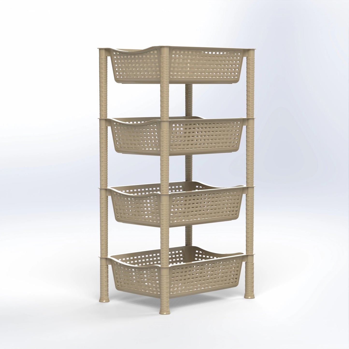 GAMMA | RECTANGULAR 4 LEVEL OPEN STORAGE ORGANIZER