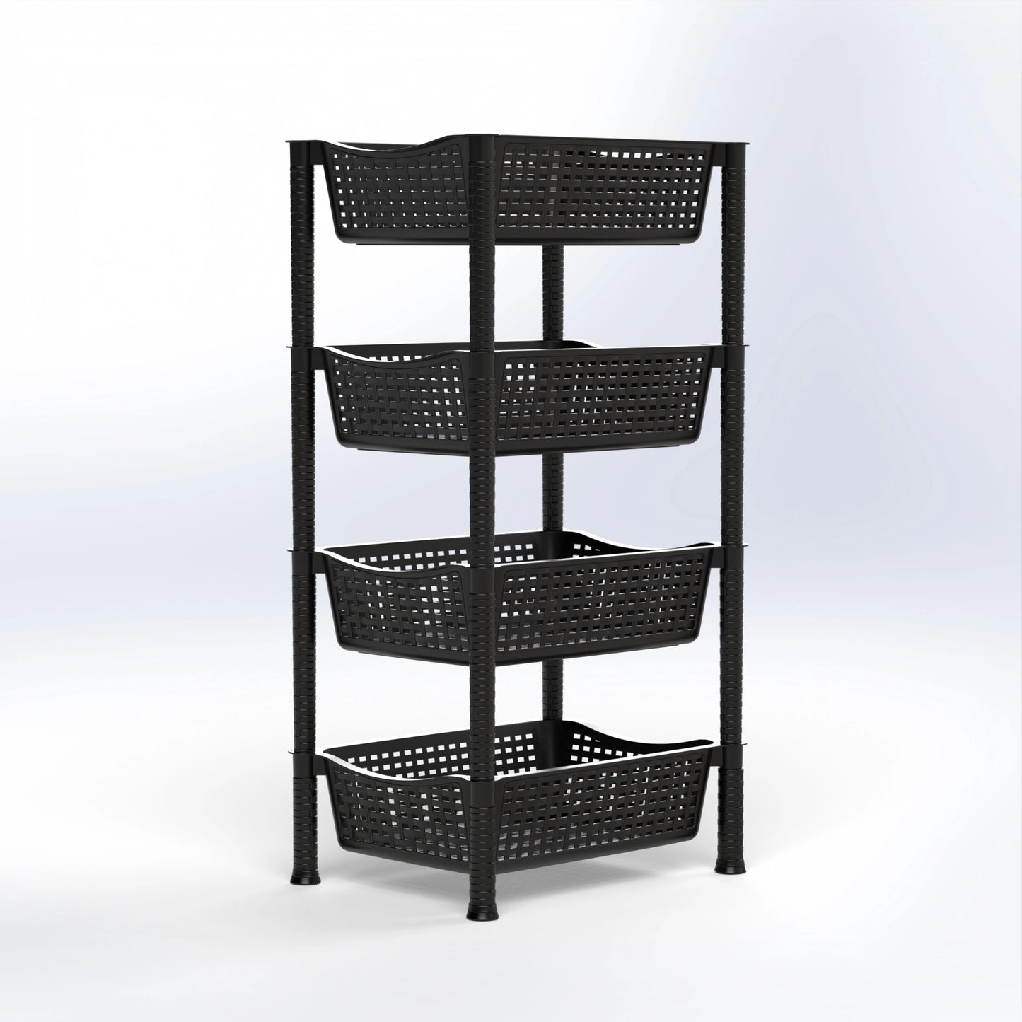 GAMMA | RECTANGULAR 4 LEVEL OPEN STORAGE ORGANIZER