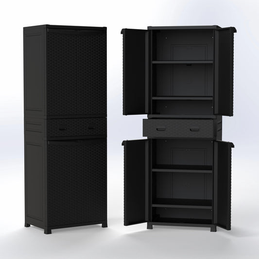 PANAMA 5 | DOUBLE STORAGE CABINET WITH DRAWER