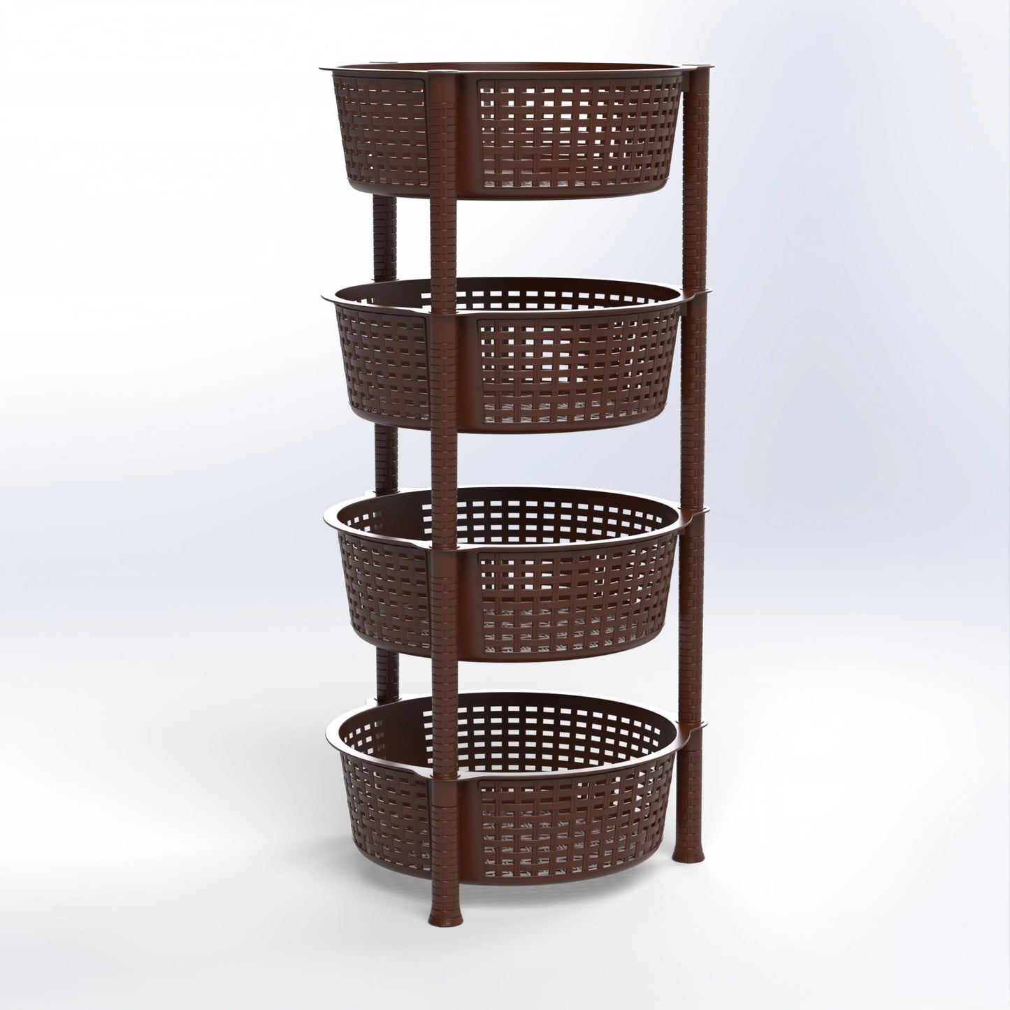 OMEGA | ROUND 4 LEVEL OPEN STORAGE ORGANIZER