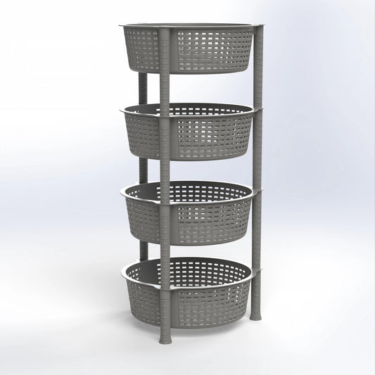 OMEGA | ROUND 4 LEVEL OPEN STORAGE ORGANIZER