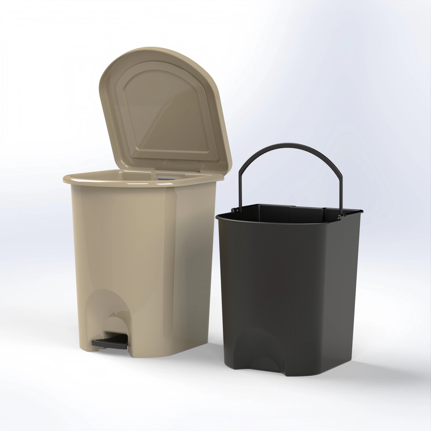 KEEP IN | DUSTBIN WITH PEDAL 10L