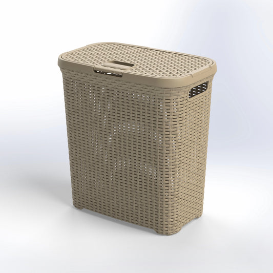 MAXI | RATTAN LAUNDRY BASKET WITH COVER