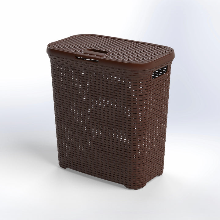 MAXI | RATTAN LAUNDRY BASKET WITH COVER