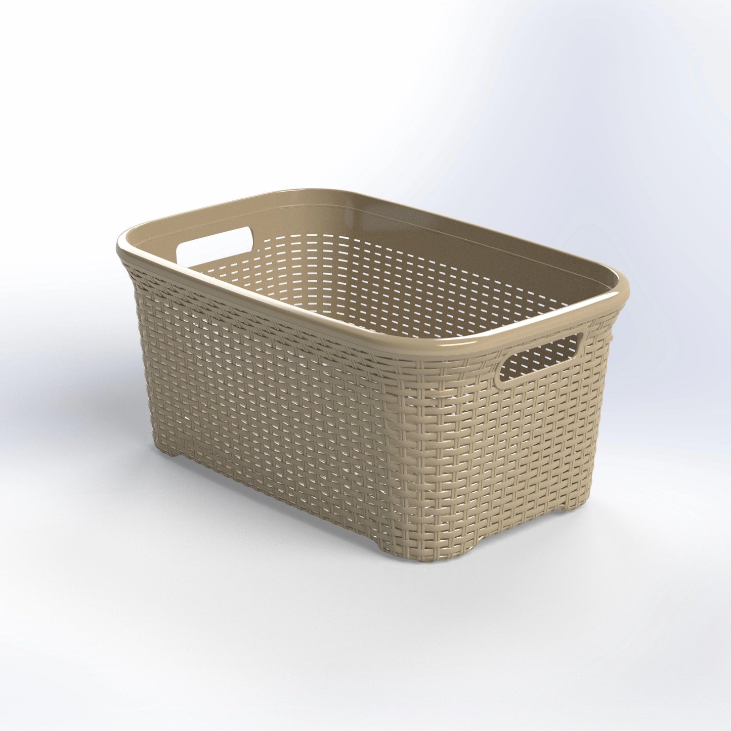 PIXIE | RECTANGULAR RATTAN LAUNDRY BASKET