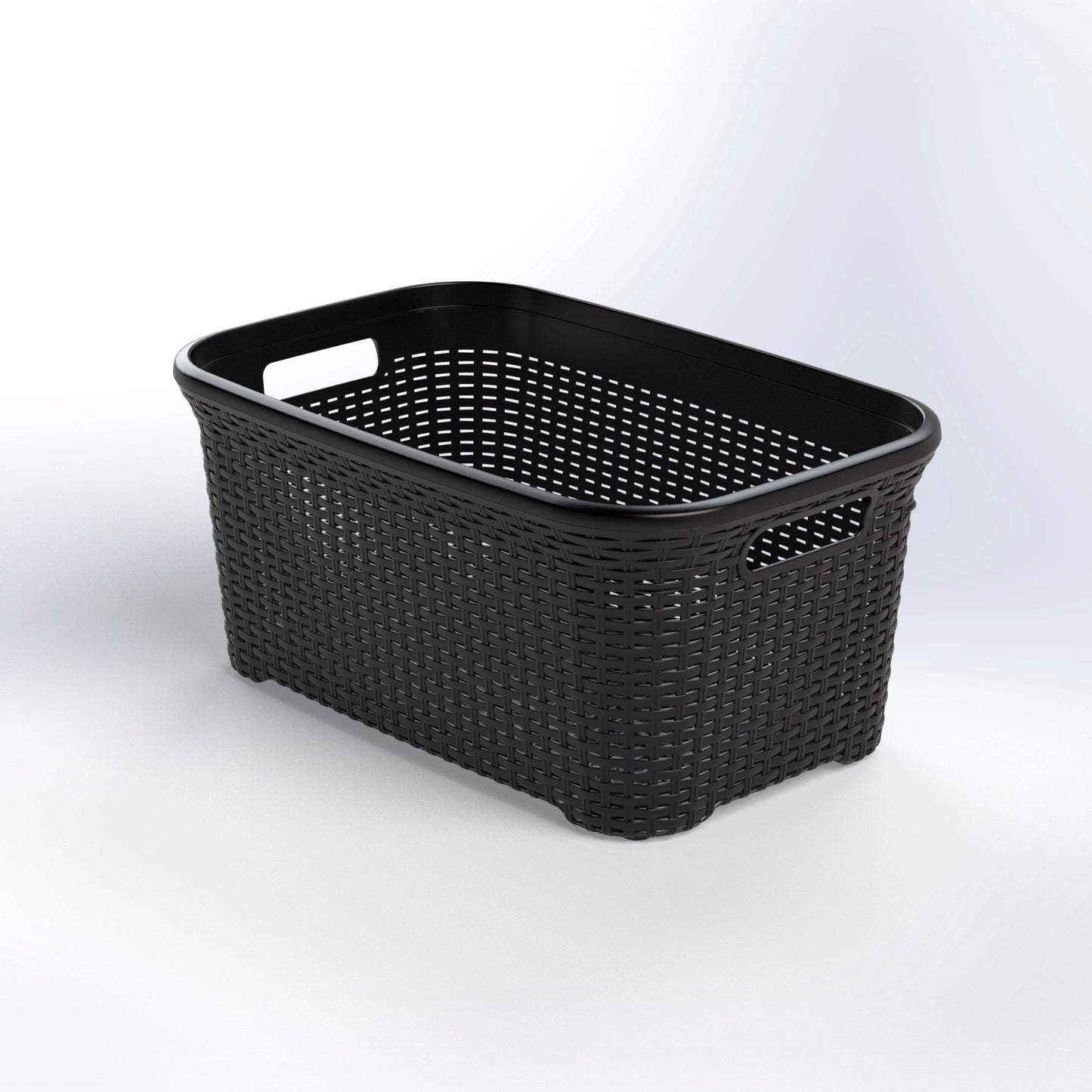 PIXIE | RECTANGULAR RATTAN LAUNDRY BASKET
