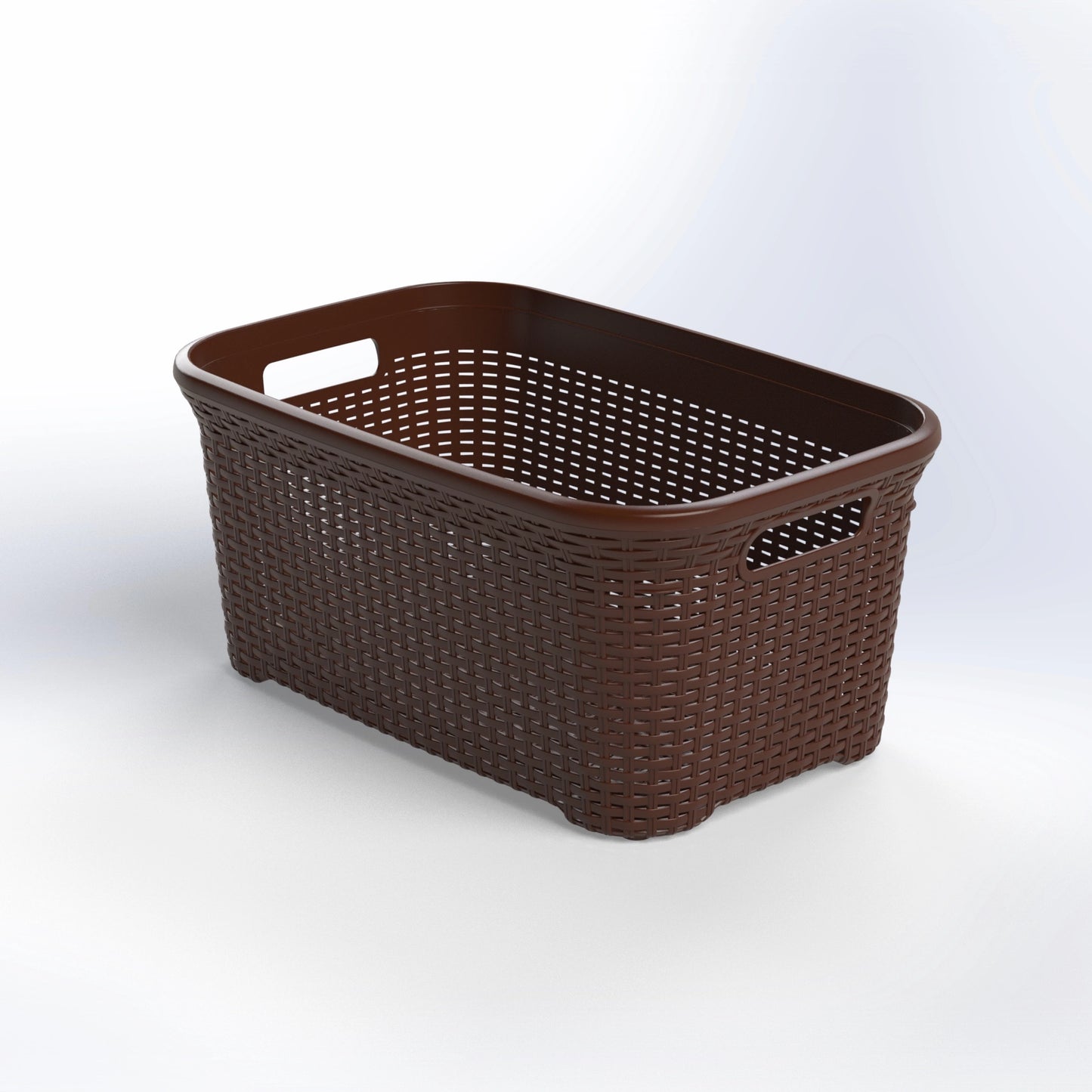 PIXIE | RECTANGULAR RATTAN LAUNDRY BASKET