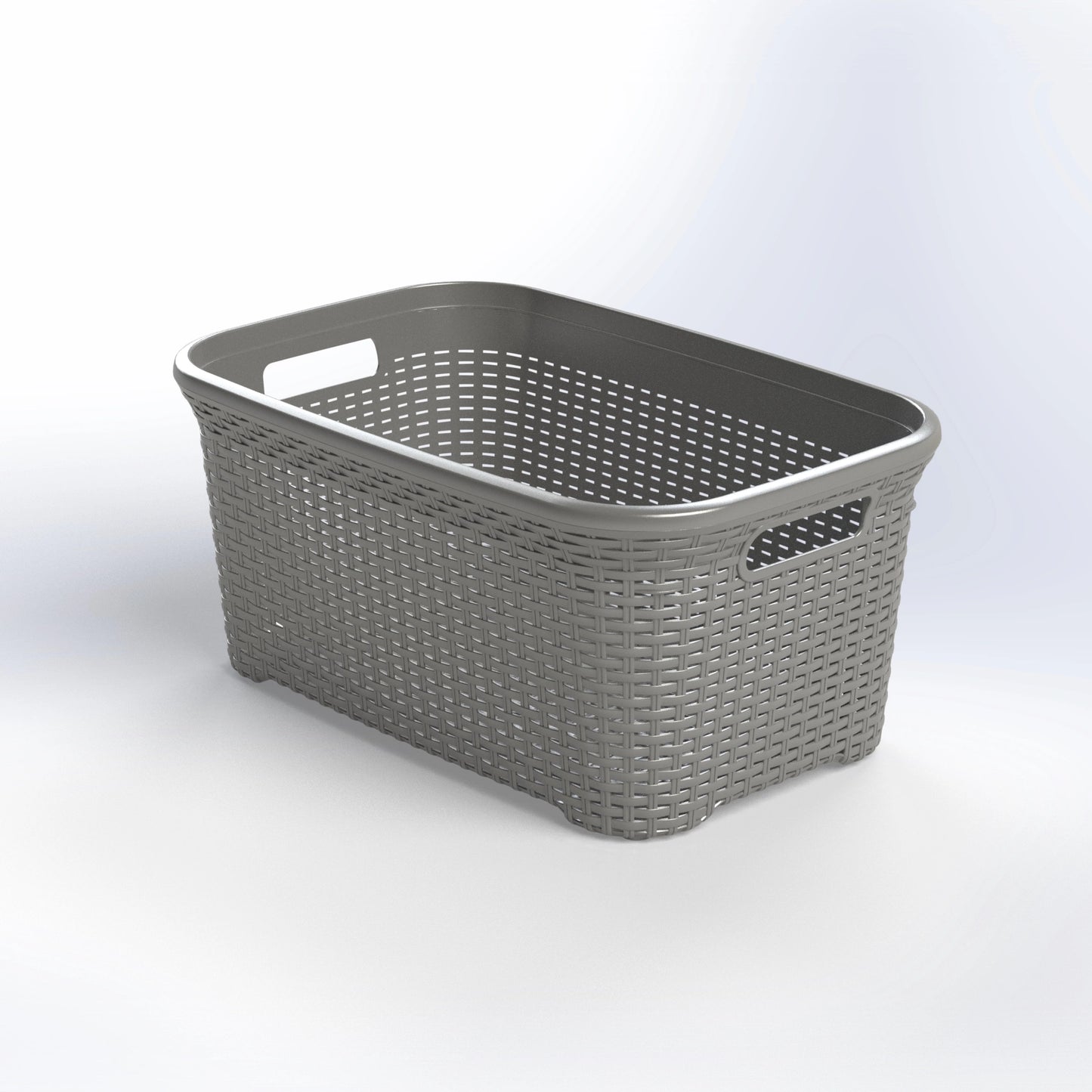 PIXIE | RECTANGULAR RATTAN LAUNDRY BASKET