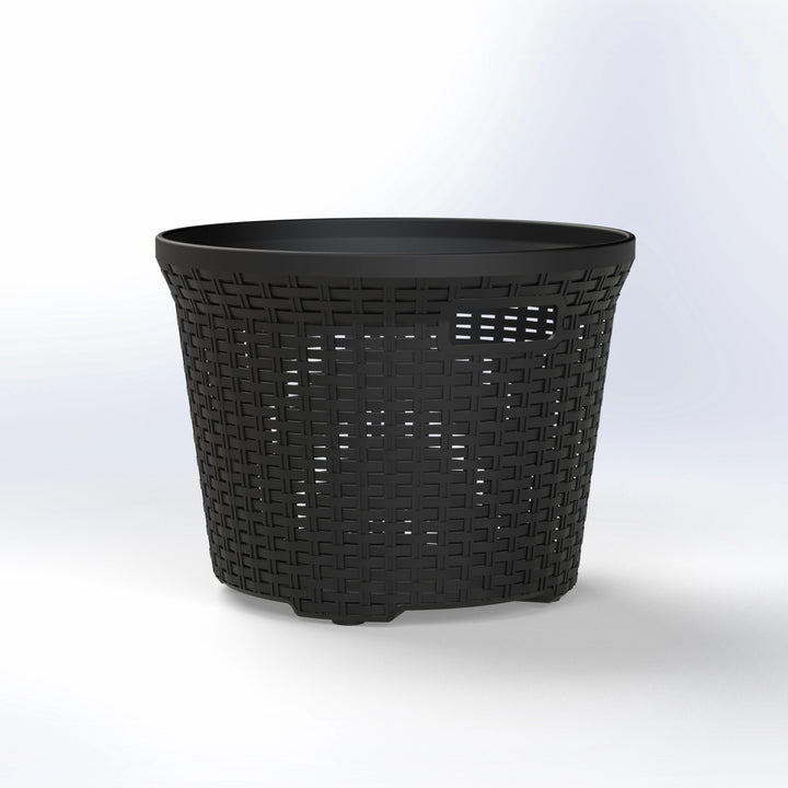 DIXIE | ROUND RATTAN LAUNDRY BASKET