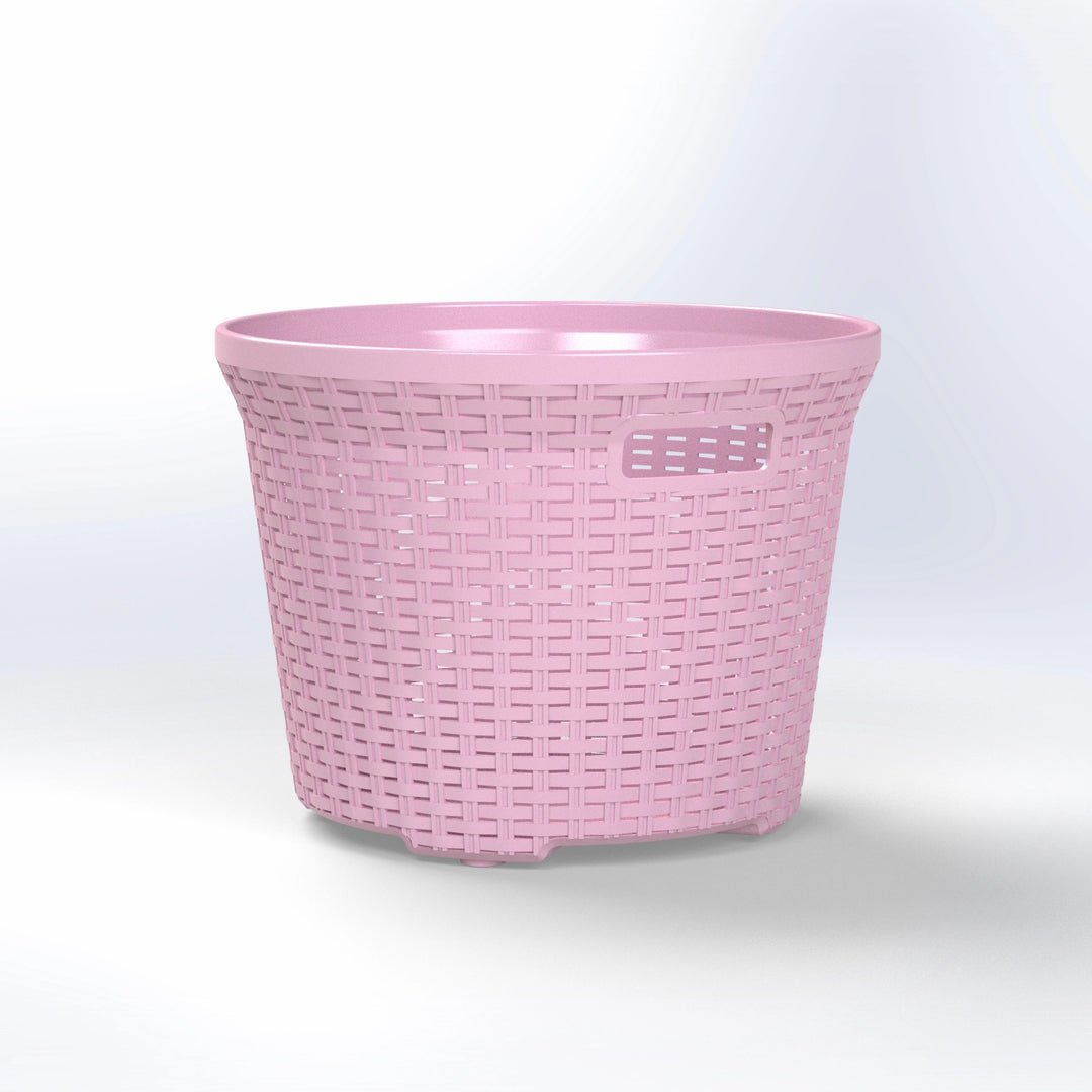 DIXIE | ROUND RATTAN LAUNDRY BASKET
