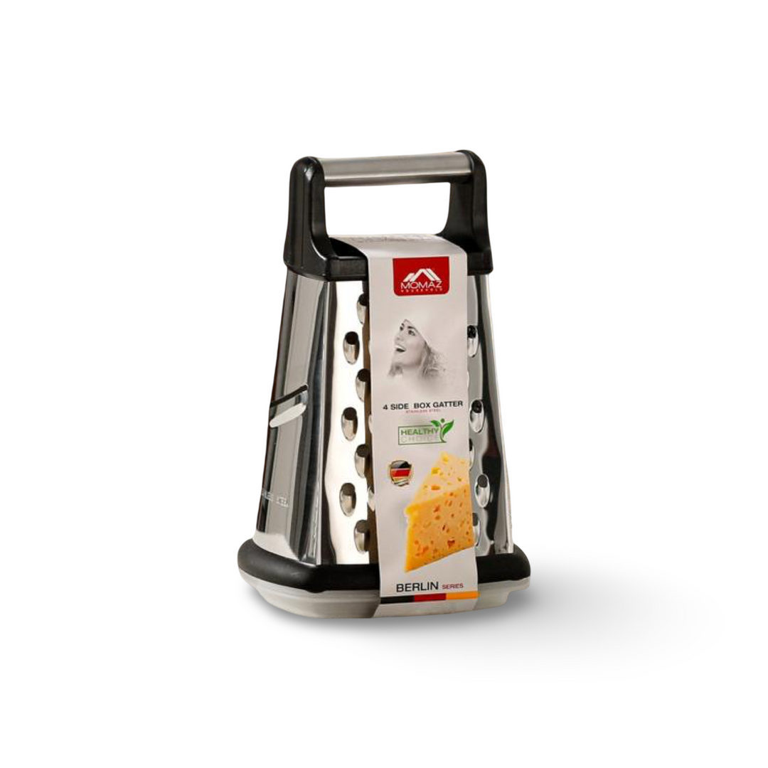 Momaz 4 Side Stainless Steel Box Gater With Tupperware