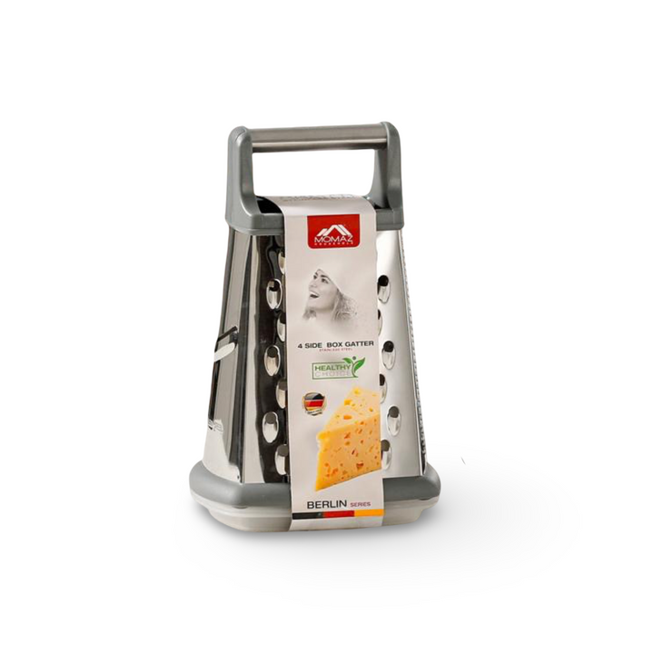 Momaz 4 Side Stainless Steel Box Gater With Tupperware