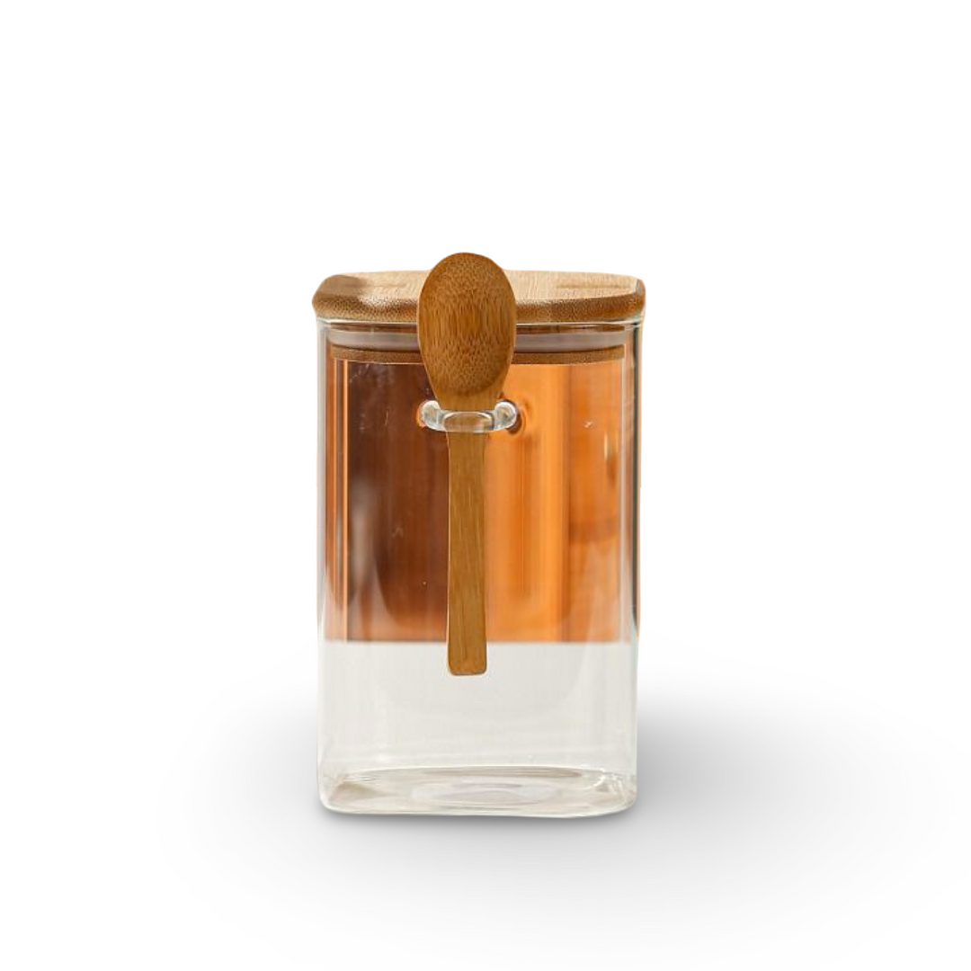 Momaz Glass Jar With Spoon