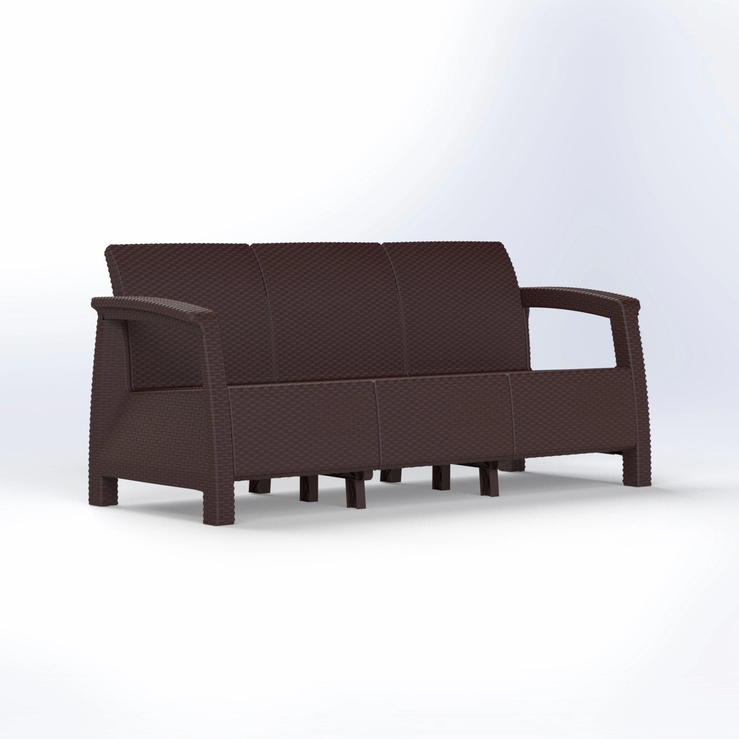 HAVANA | RATTAN THREE SEATER