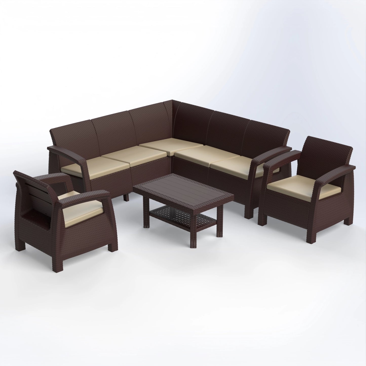 HAVANA SOFA LOUNGE | 7 SEATS WITH CORNER LOUNGE