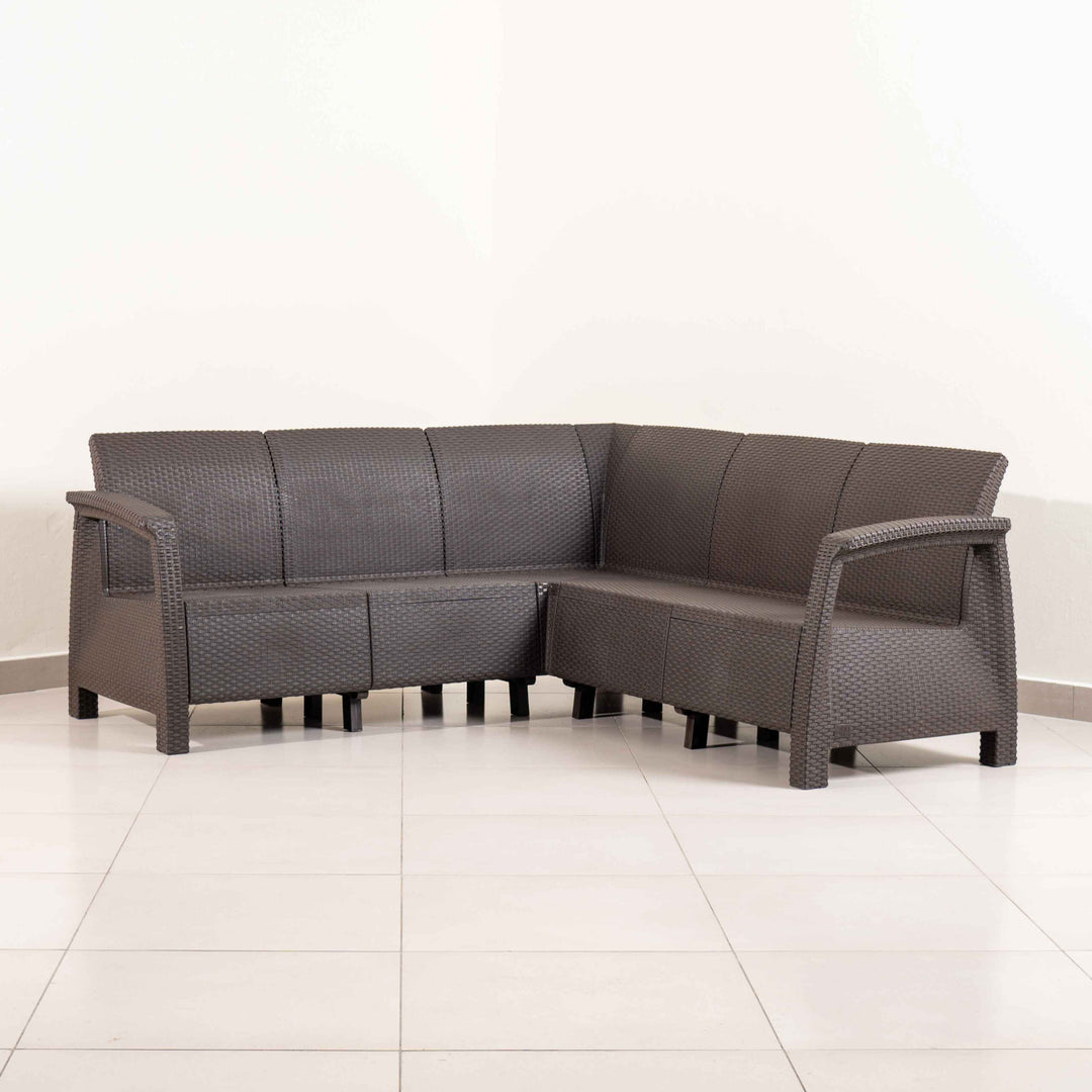 HAVANA | RATTAN FIVE SEATER CORNER