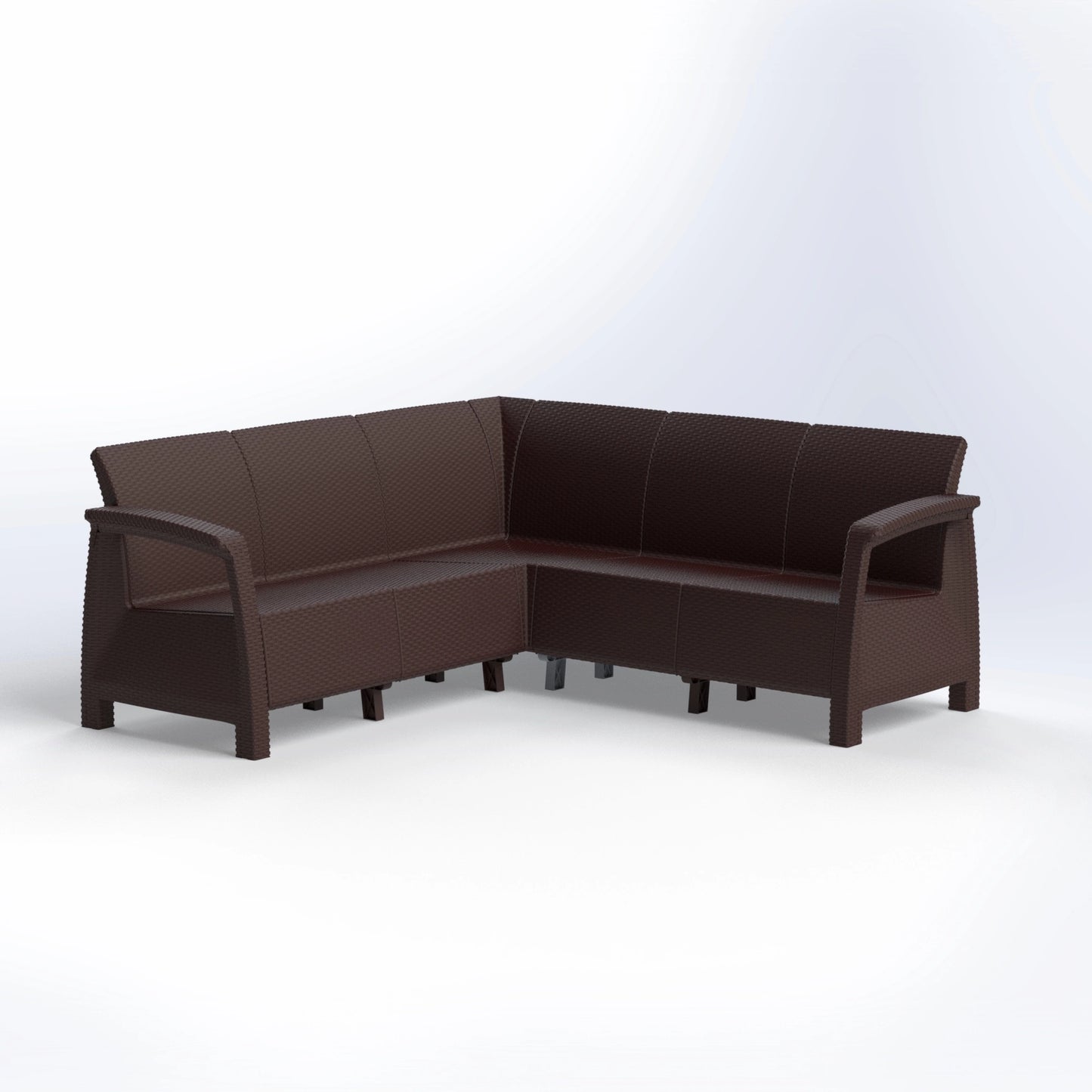 HAVANA | RATTAN FIVE SEATER CORNER