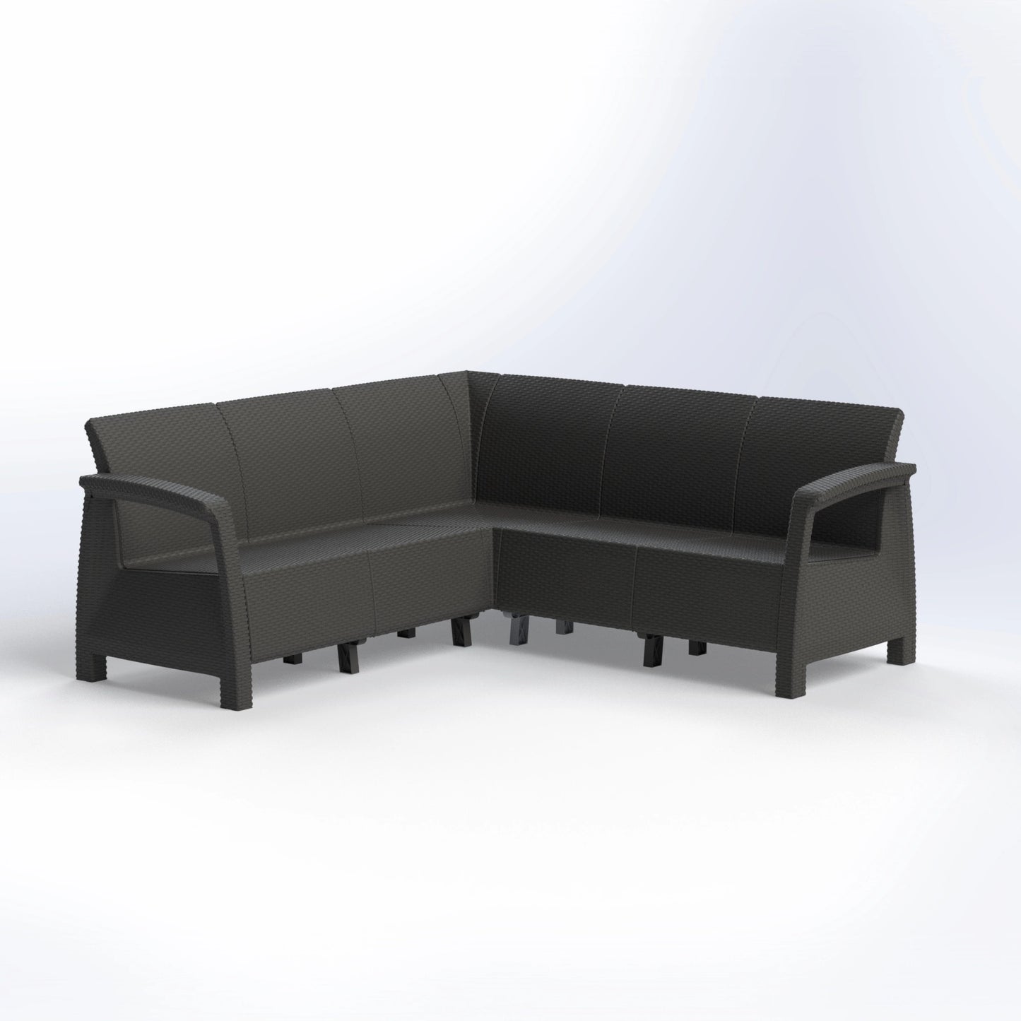 HAVANA | RATTAN FIVE SEATER CORNER