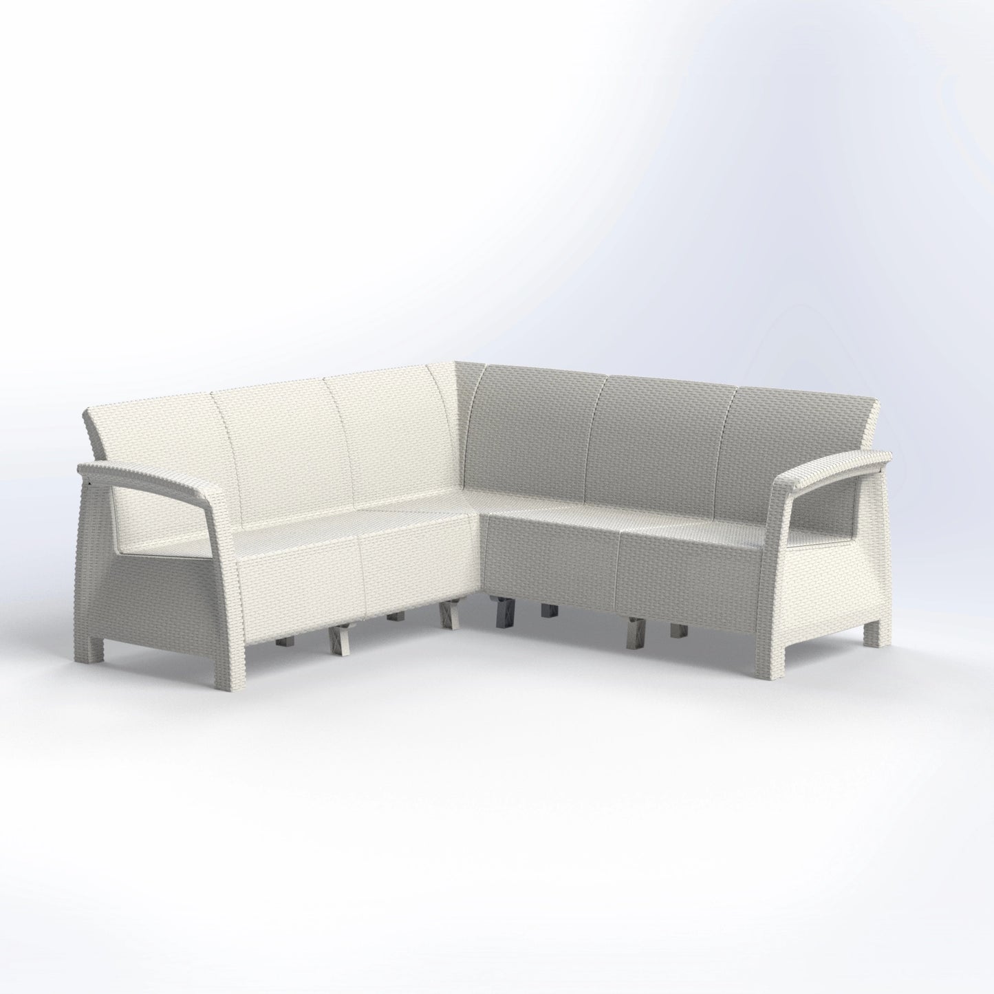 HAVANA | RATTAN FIVE SEATER CORNER