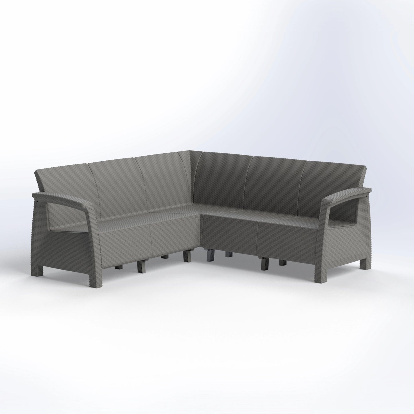 HAVANA | RATTAN FIVE SEATER CORNER