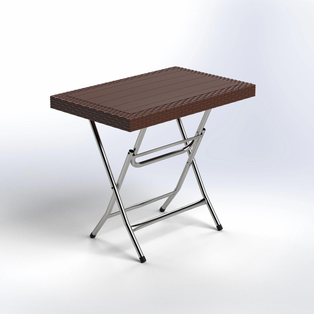 COMPLEX | RECTANGULAR RATTAN FOLDABLE TABLE | 85*55*75