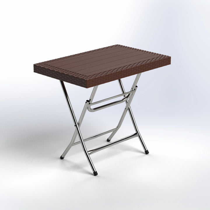 COMPLEX | RECTANGULAR RATTAN FOLDABLE TABLE | 85*55*75