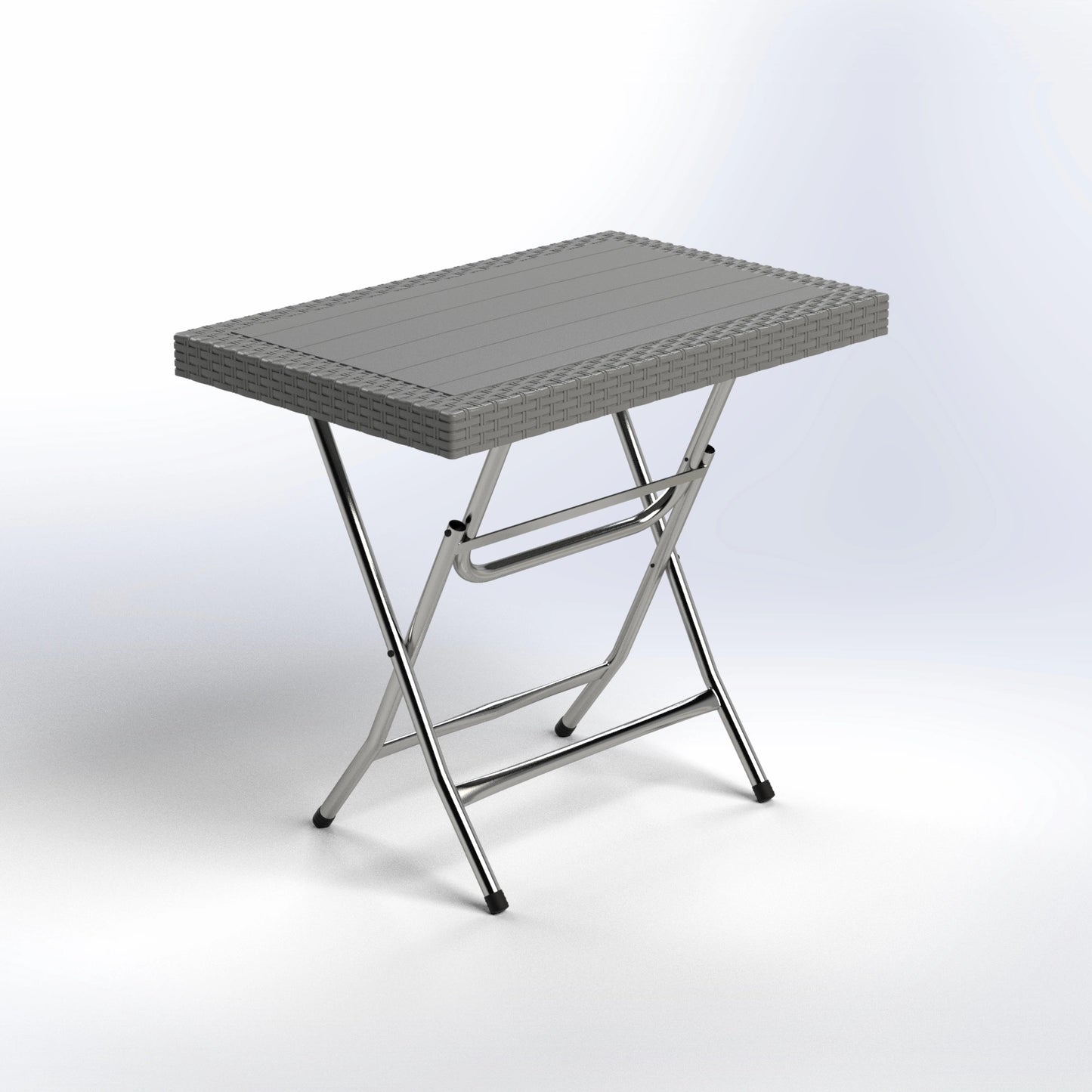 COMPLEX | RECTANGULAR RATTAN FOLDABLE TABLE | 85*55*75