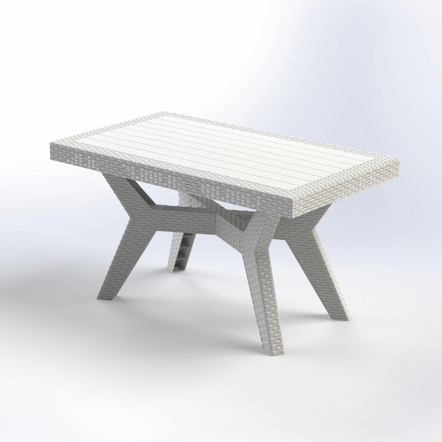 AURA | RECTANGULAR RATTAN TABLE