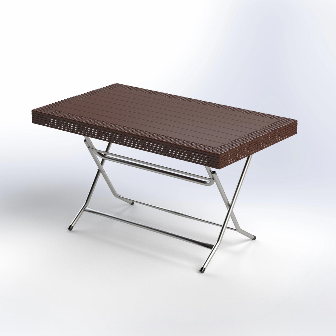 AURA | RECTANGULAR RATTAN FOLDABLE TABLE | 135*80*75
