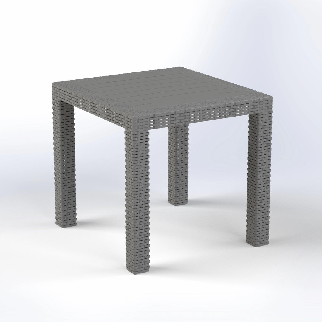 AURORA | SQUARE RATTAN TABLE