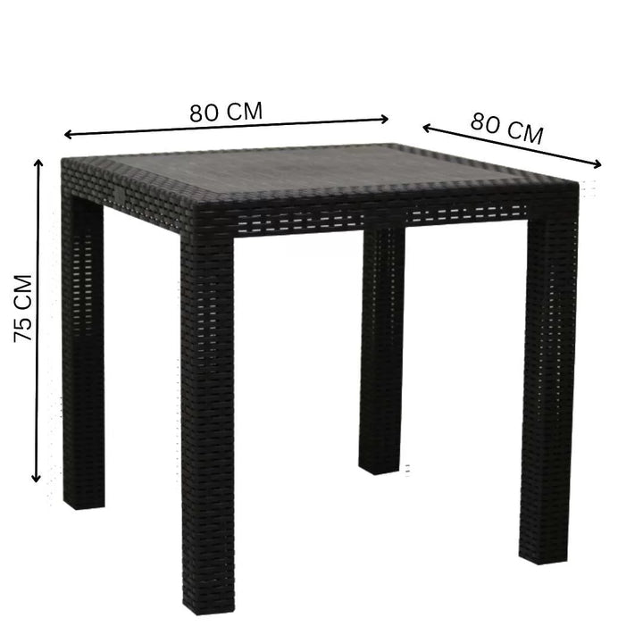 AURORA | SQUARE RATTAN TABLE