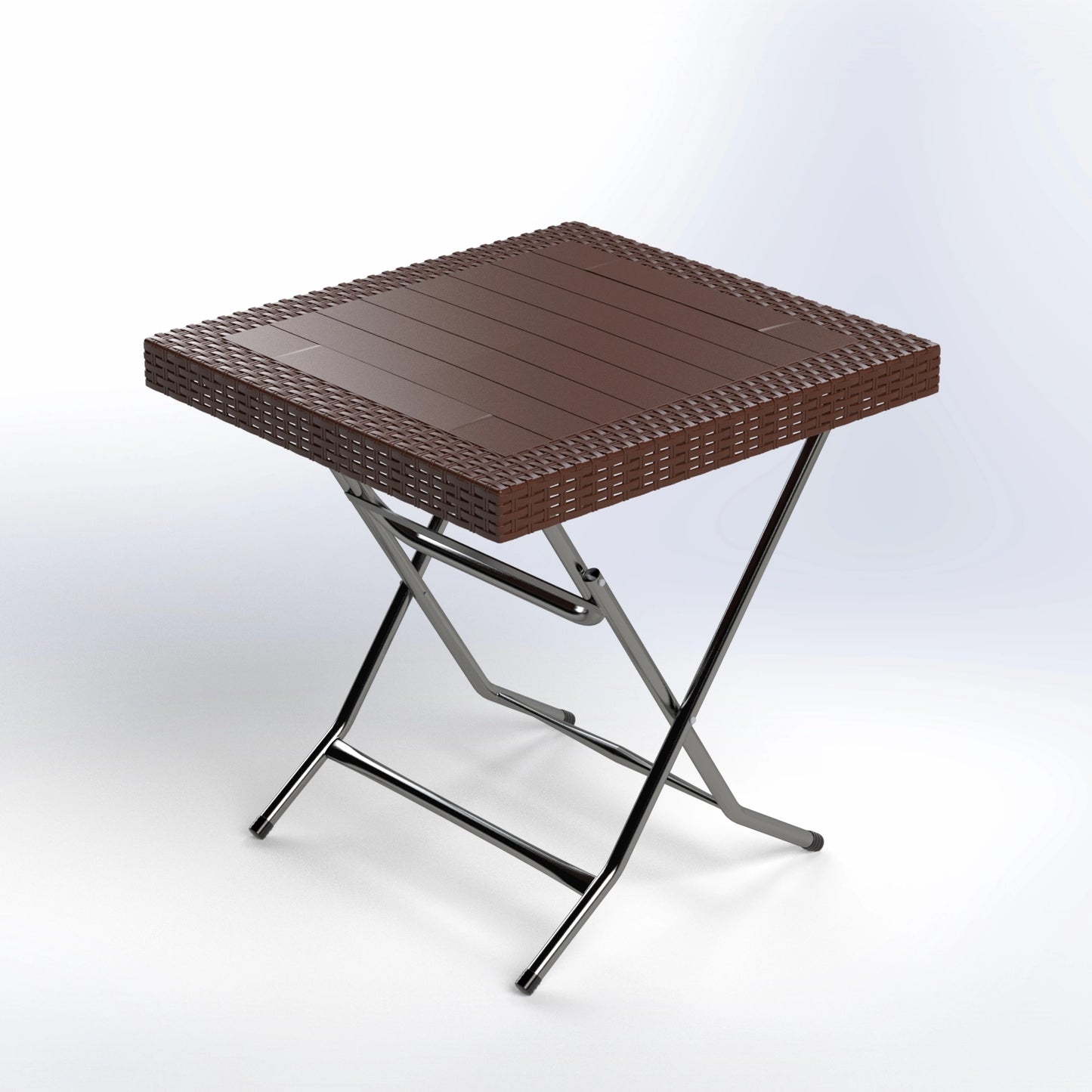 AURORA | SQUARE RATTAN FOLDABLE TABLE | 80*80*75
