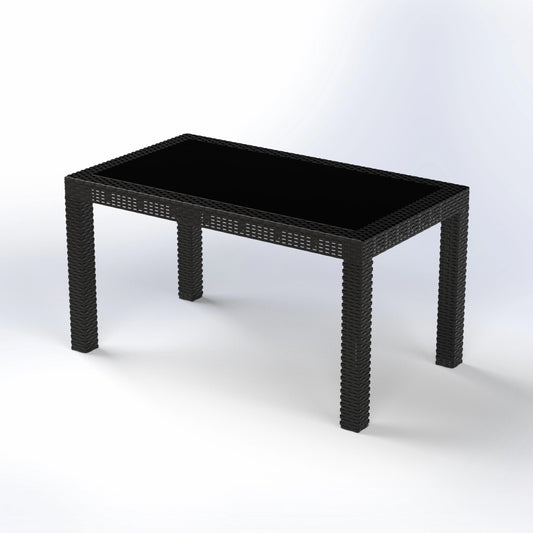 AURA | RECTANGULAR RATTAN TABLE | 135*80*75