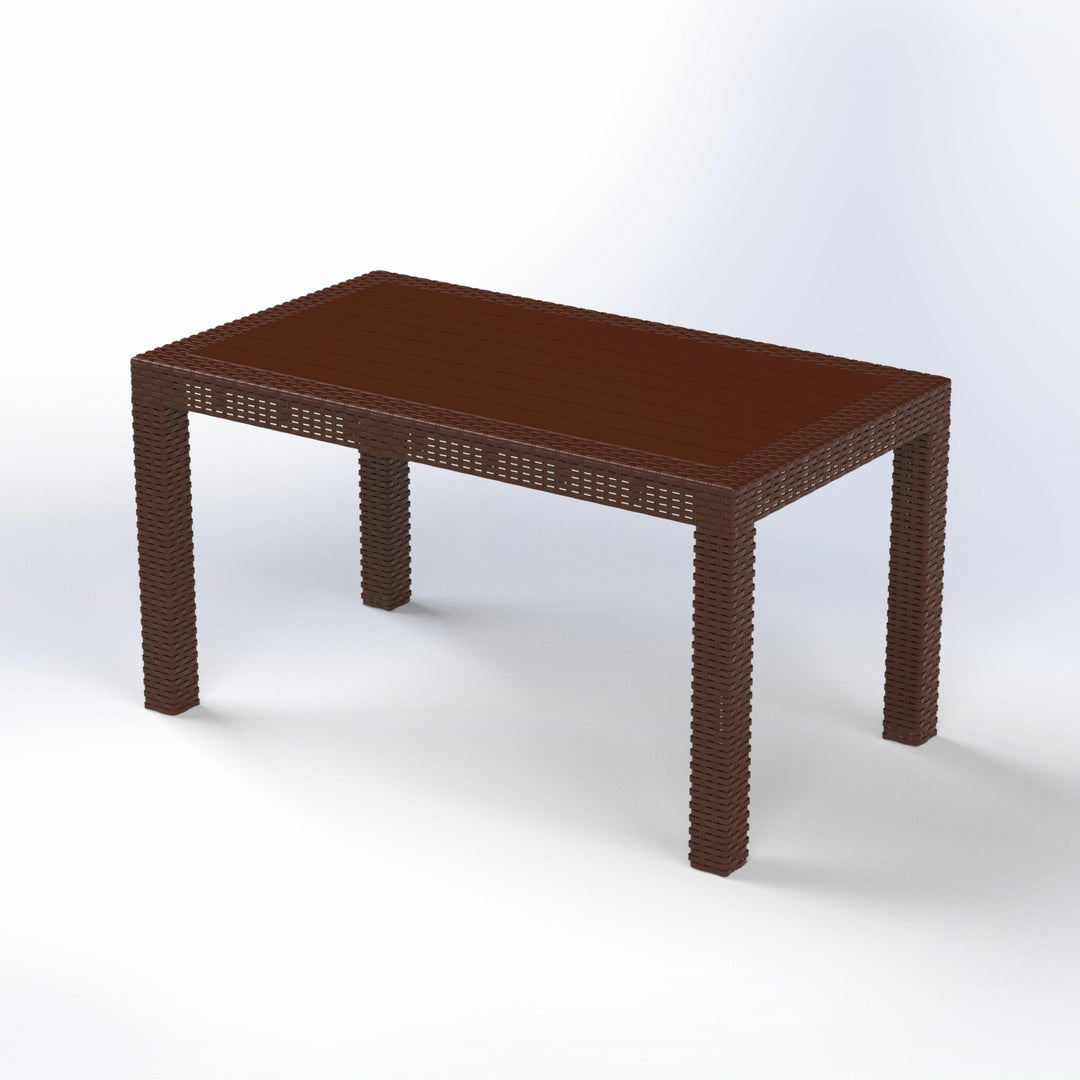 AURA | RECTANGULAR RATTAN TABLE | 135*80*75