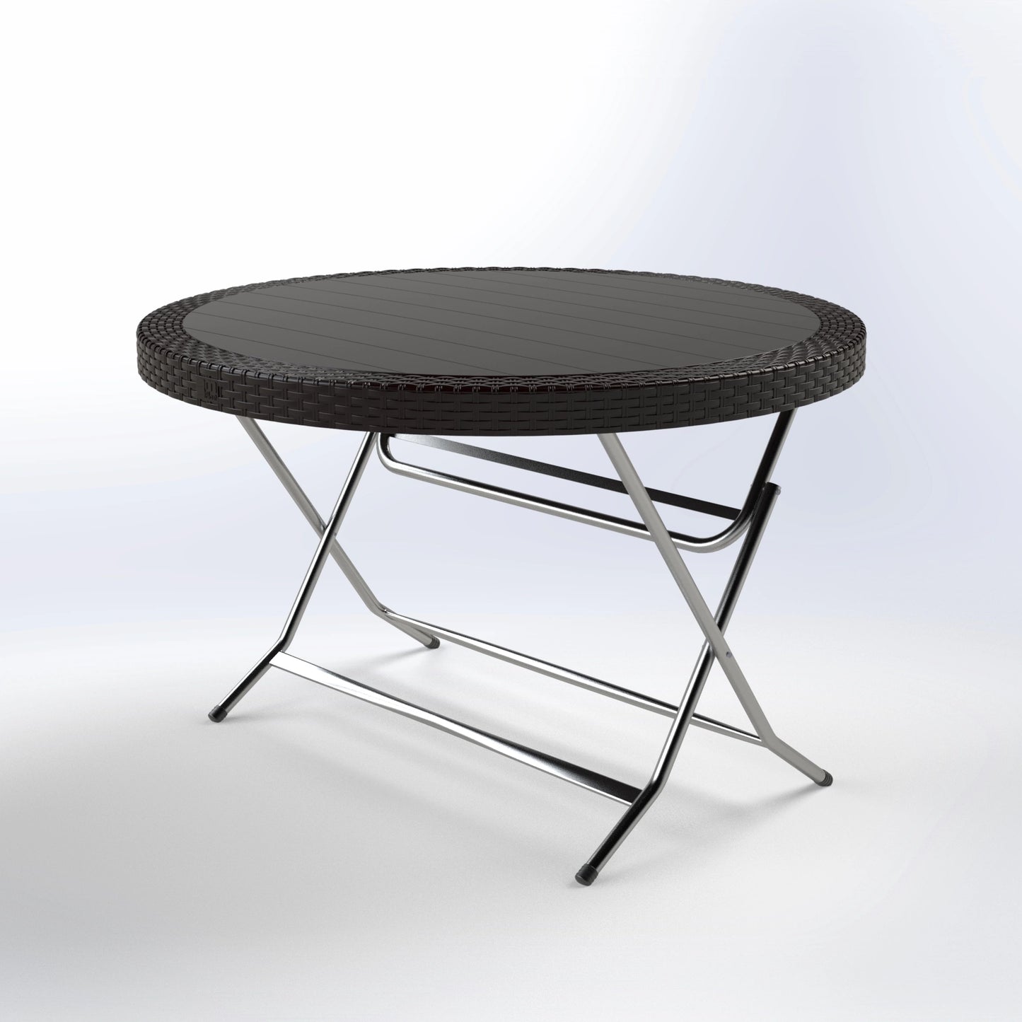 ANDORA | ROUND RATTAN FOLDABLE TABLE 120*75