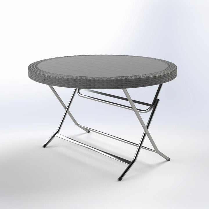 ANDORA | ROUND RATTAN FOLDABLE TABLE 120*75