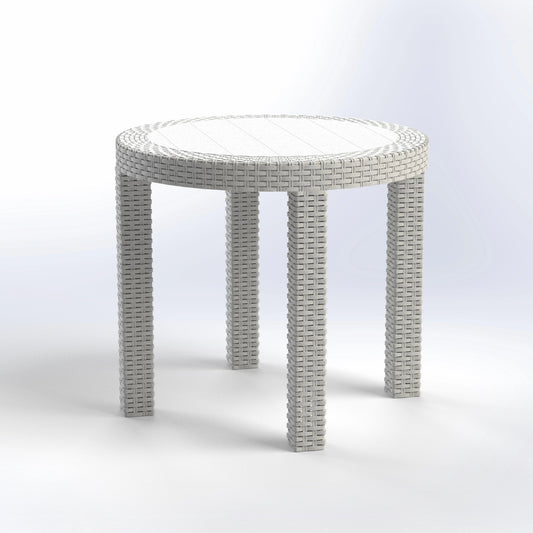 LAURA | ROUND RATTAN TABLE