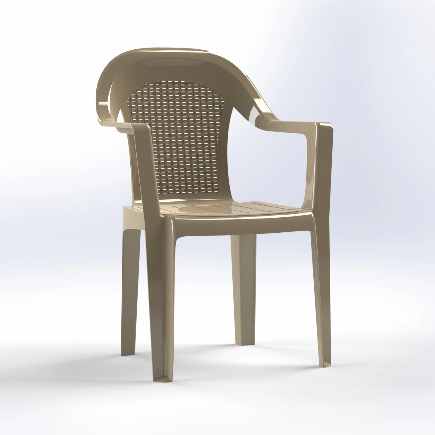 ROYAL | RATTAN BACK CHAIR | WITH ARMS