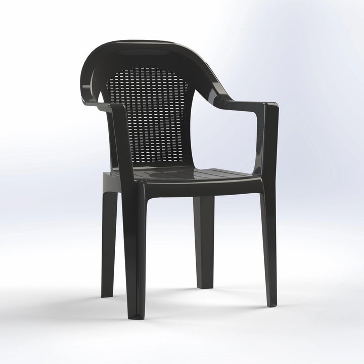 ROYAL | RATTAN BACK CHAIR | WITH ARMS