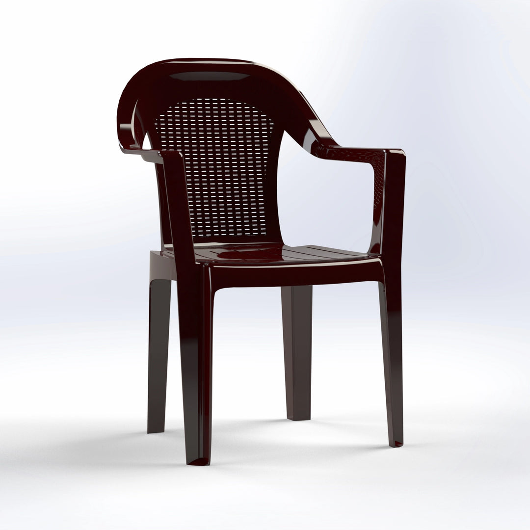 ROYAL | RATTAN BACK CHAIR | WITH ARMS