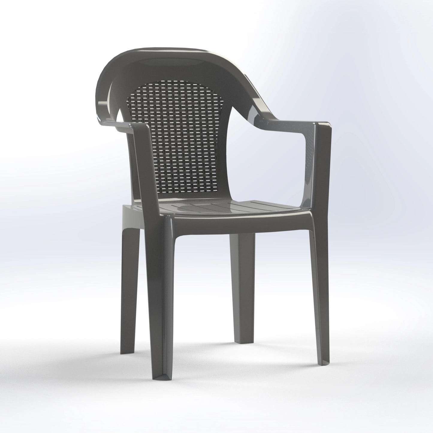 ROYAL | RATTAN BACK CHAIR | WITH ARMS