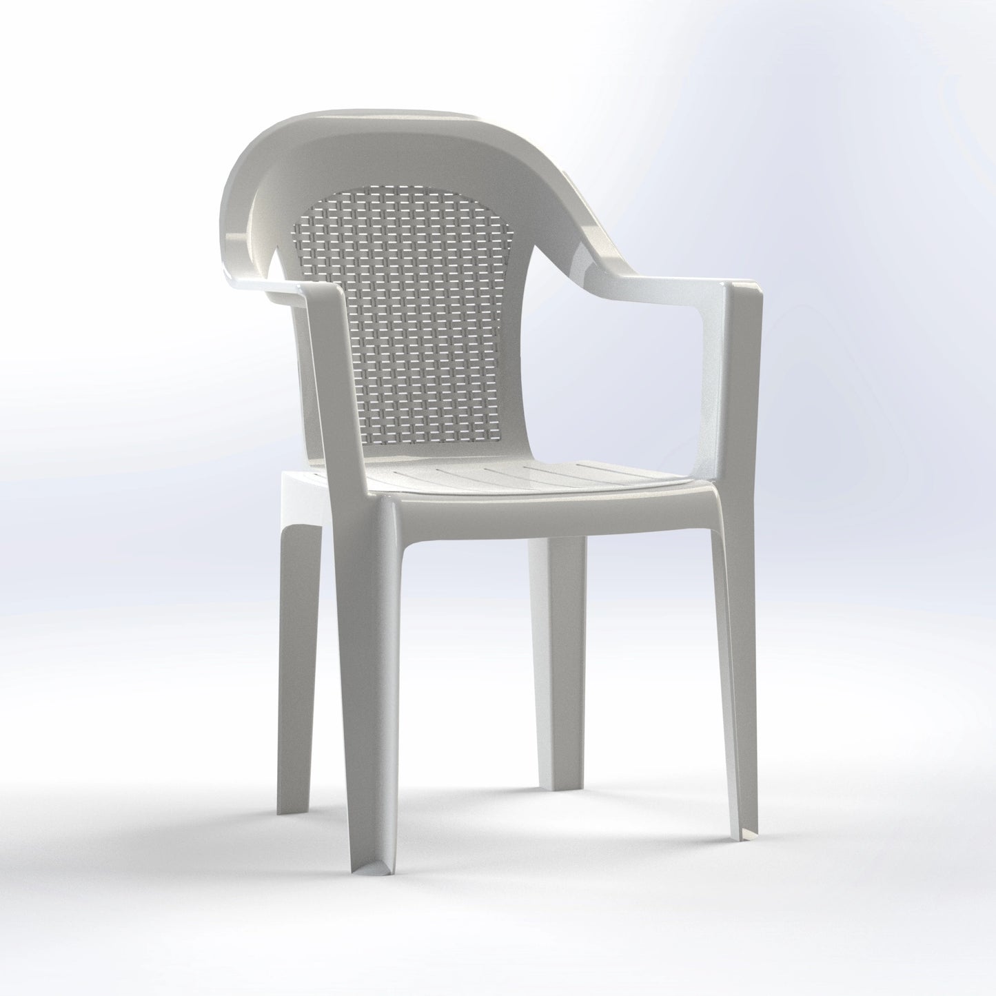 ROYAL | RATTAN BACK CHAIR | WITH ARMS