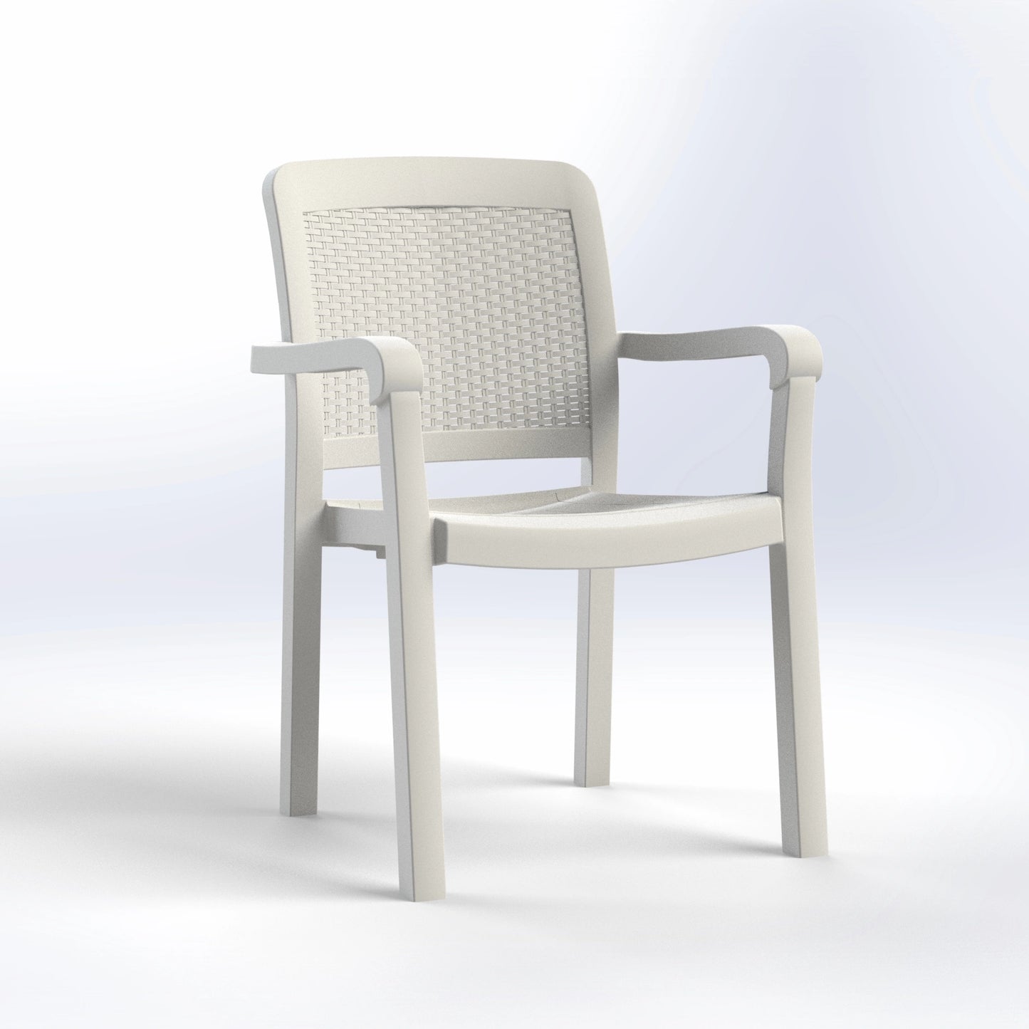 LORD | RATTAN BACK CHAIR WITH ARMS
