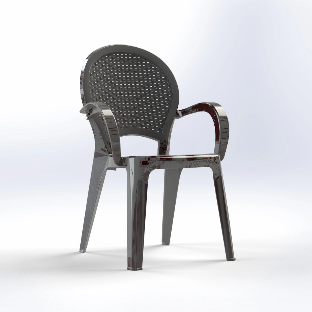SULTAN | RATTAN BACK CHAIR | WITH ARMS