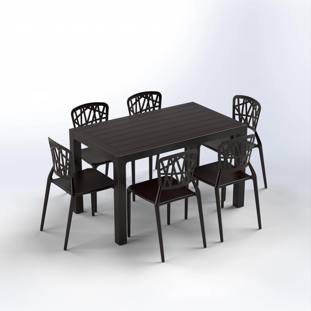 BATROUN SET | 6 CHAIRS WITH TABLE