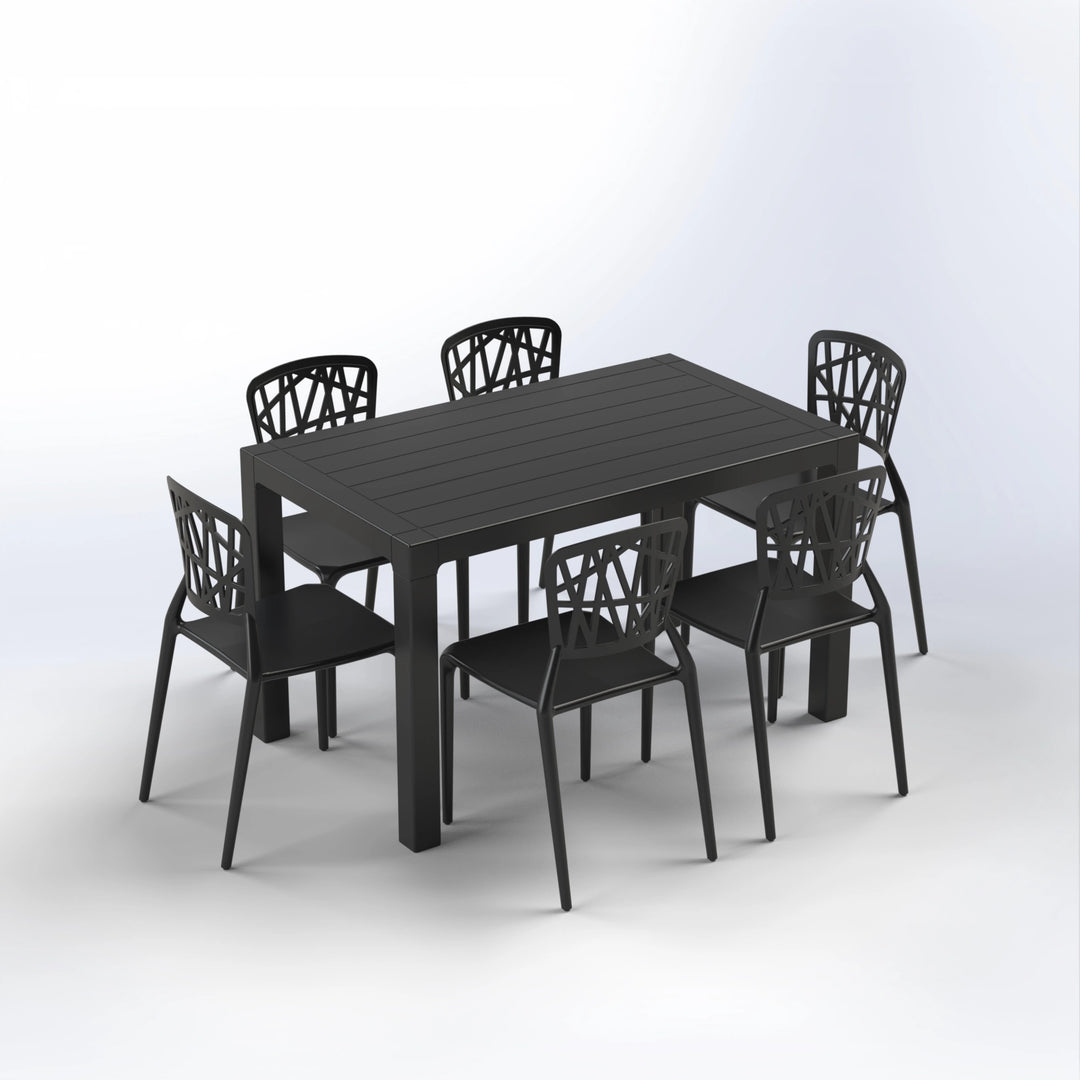 BATROUN SET | 6 CHAIRS WITH TABLE