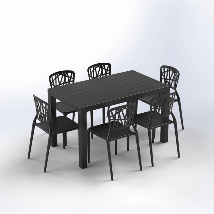 BATROUN SET | 6 CHAIRS WITH TABLE