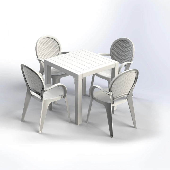 DINING SET | TABLE WITH 4 CHAIRS